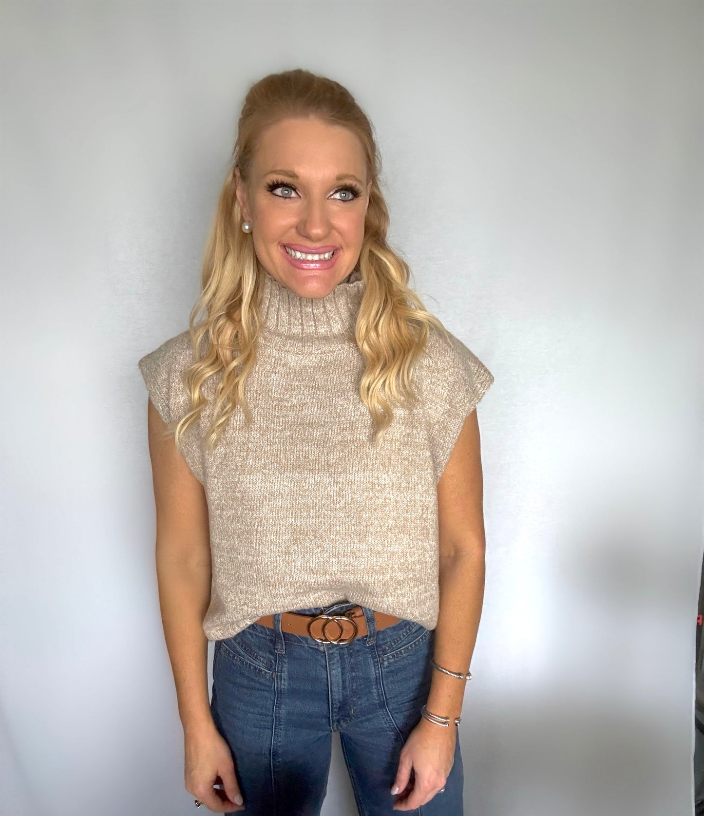 Bella Sweater, Taupe