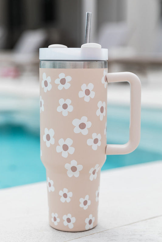 Floret Tumbler with Lid and Straw