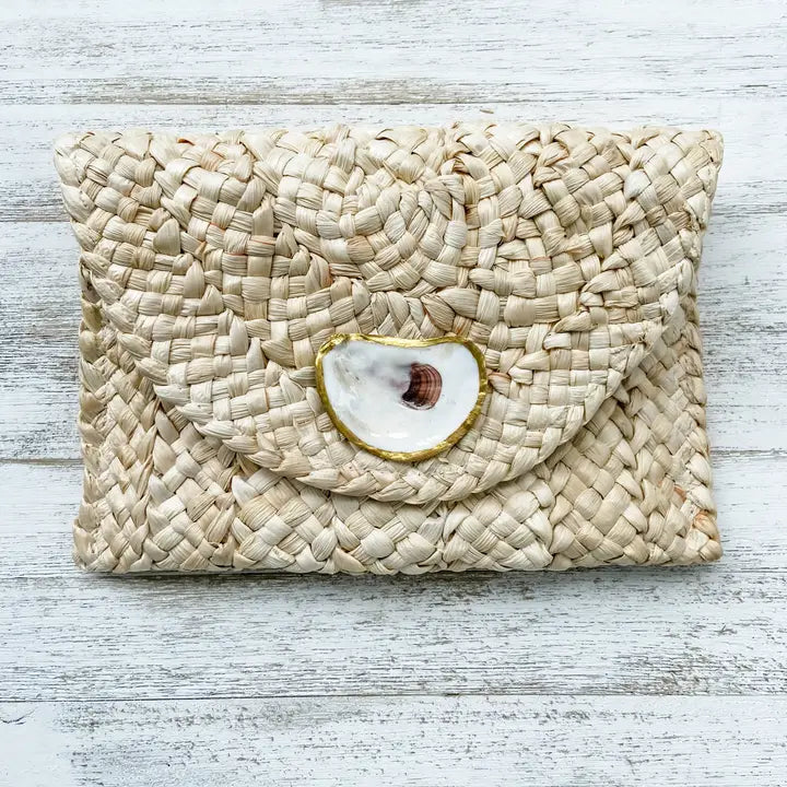 Oyster Shell Clutch