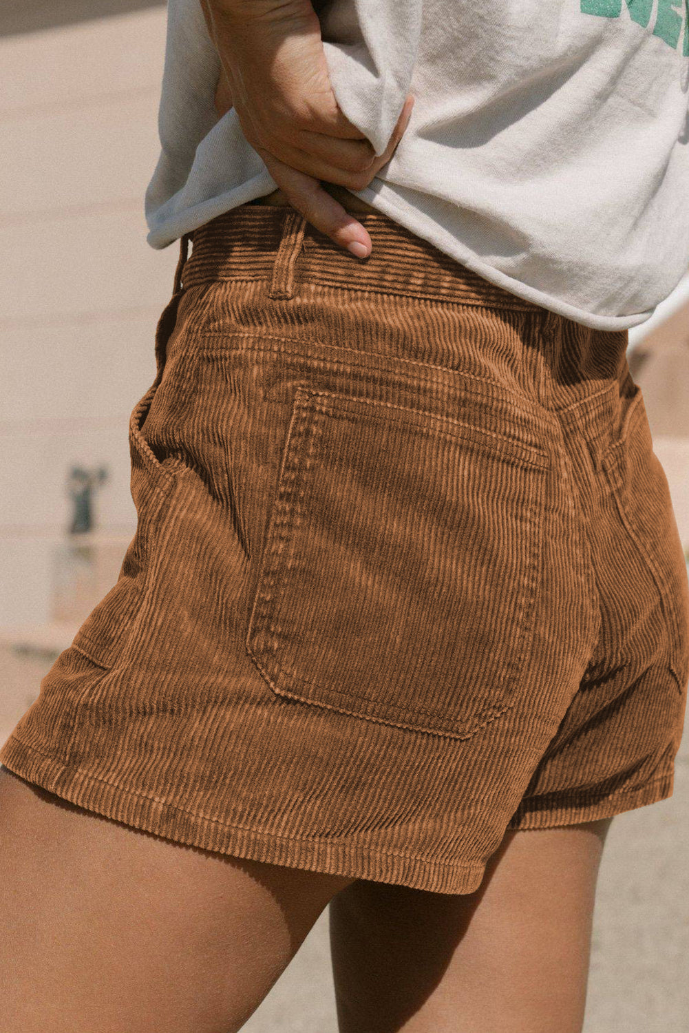 Cozy In Corduroy Shorts