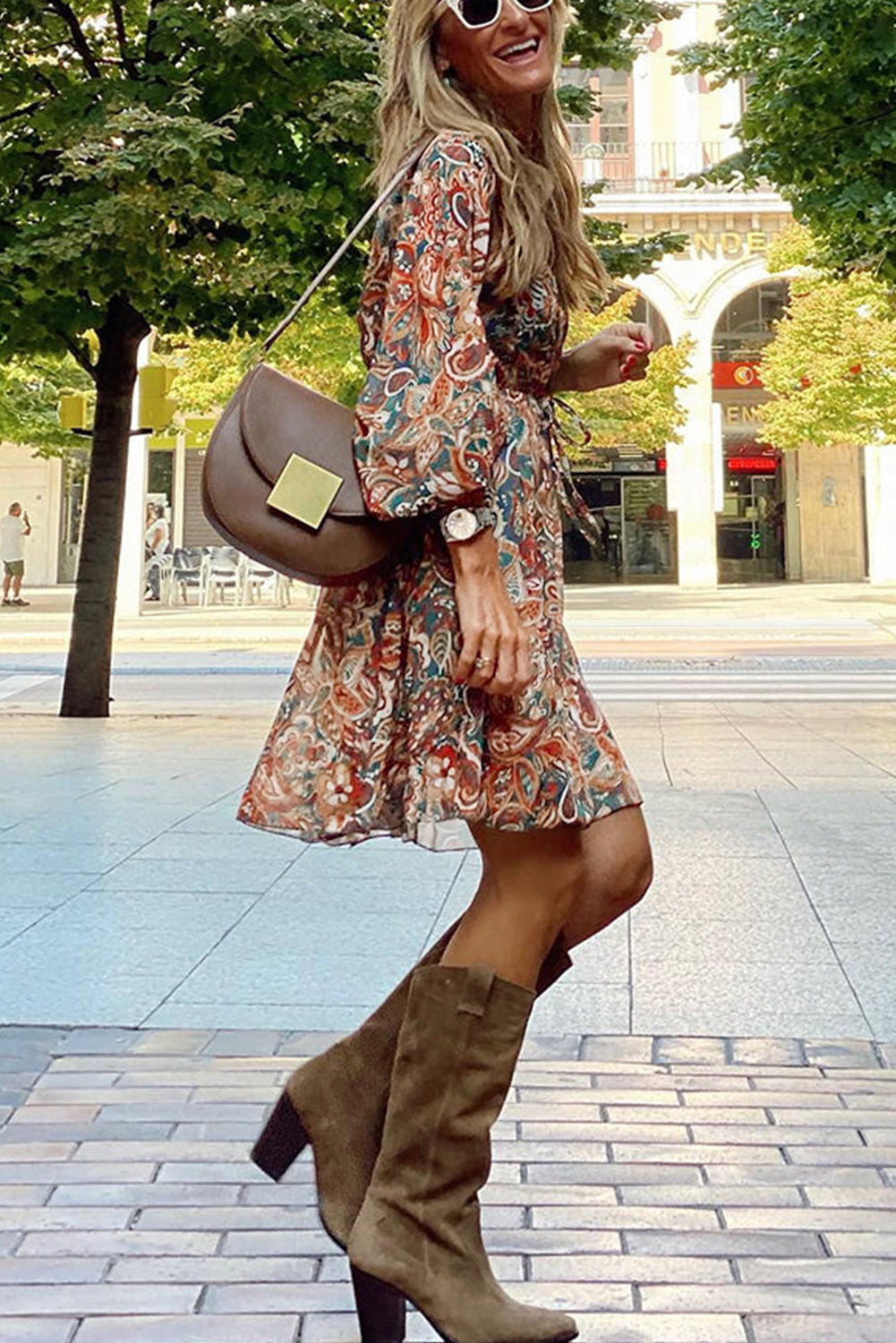 Fall Flowy Dress