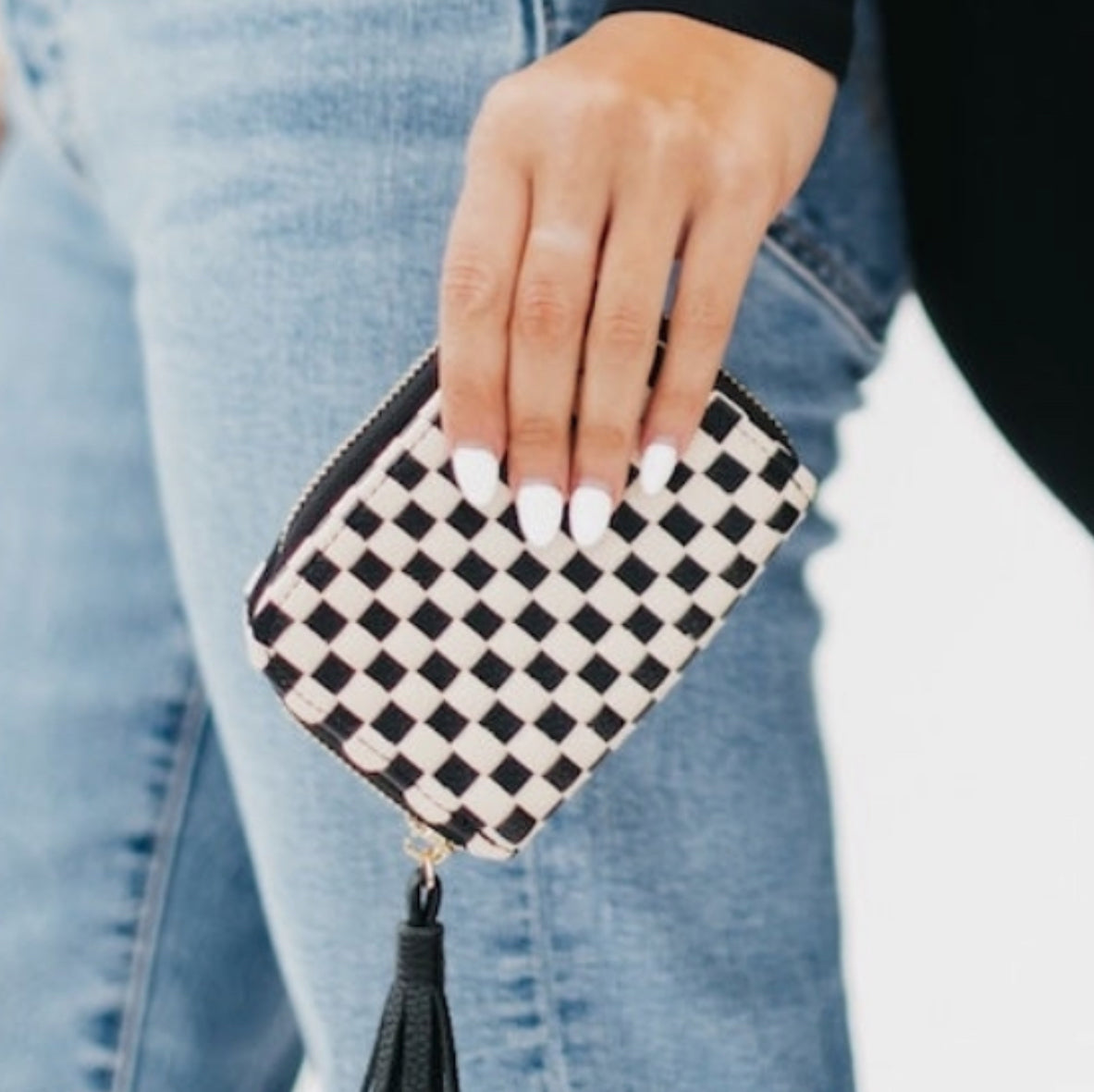 Chelsea Checkered Wallet