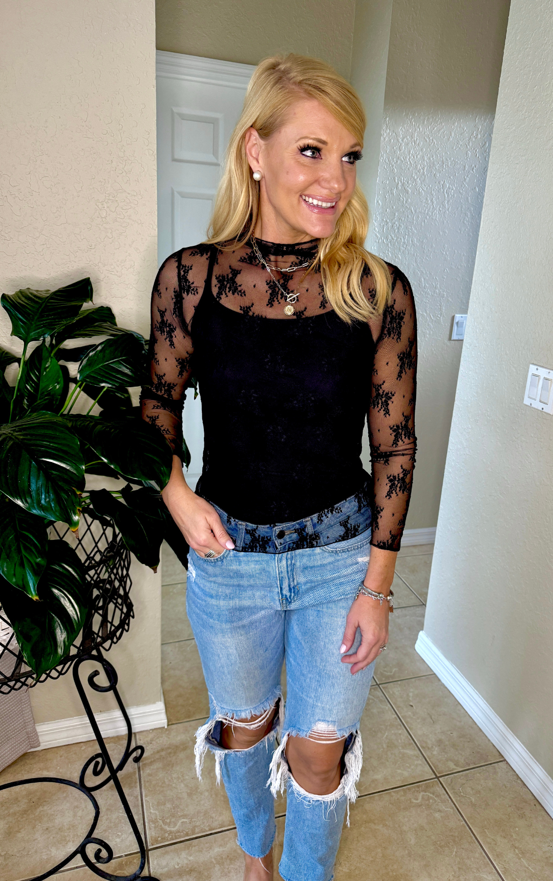 Lainey Lace Top