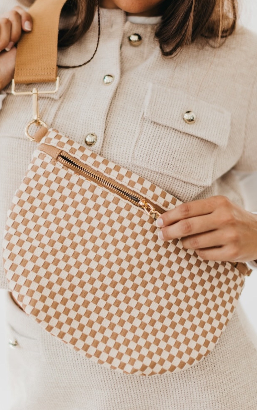 Woven Luxe Bag