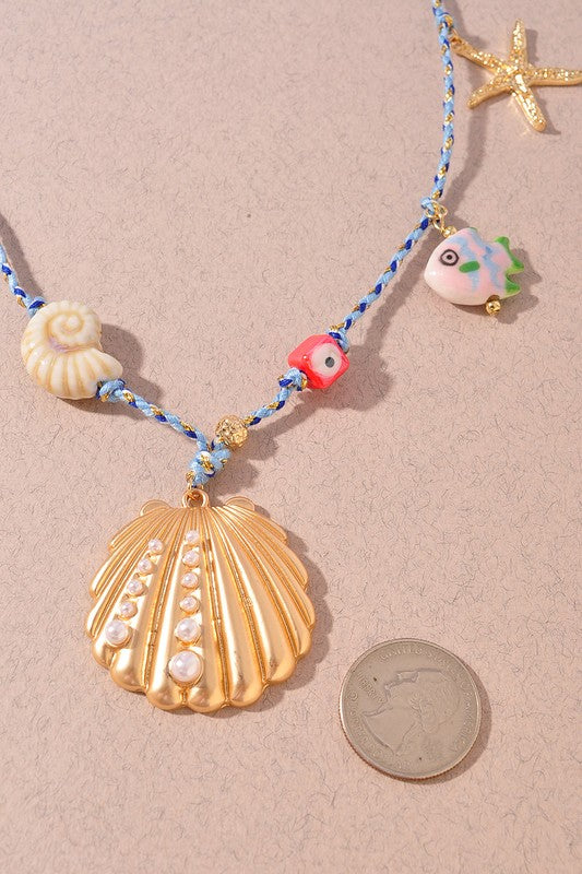 Seashell Pendant Necklace