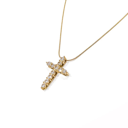 Diamond Cross Necklace