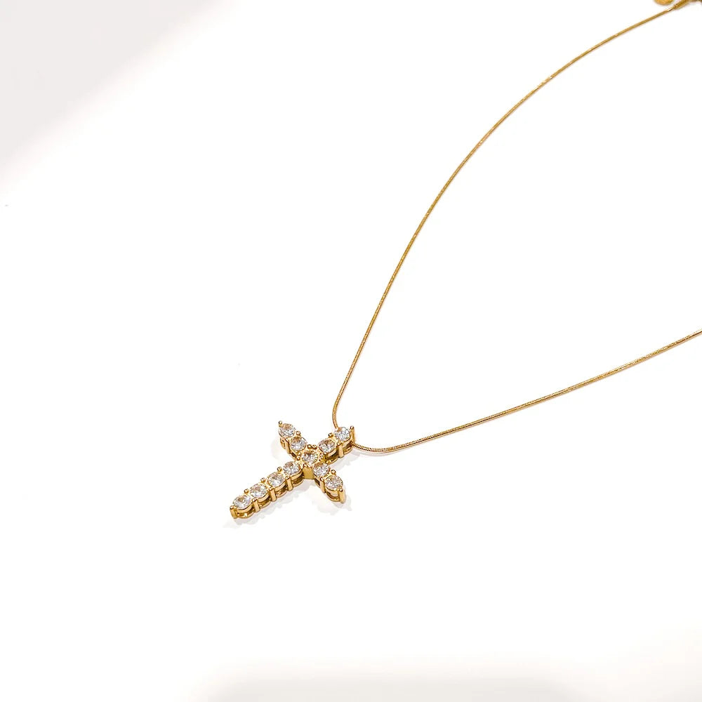 Diamond Cross Necklace